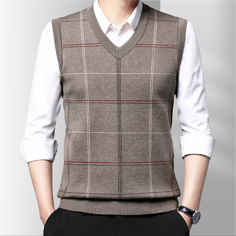 Winter Clothing Men Style - Осень-зима, мужской пуловер, вязаный жилет, мужской