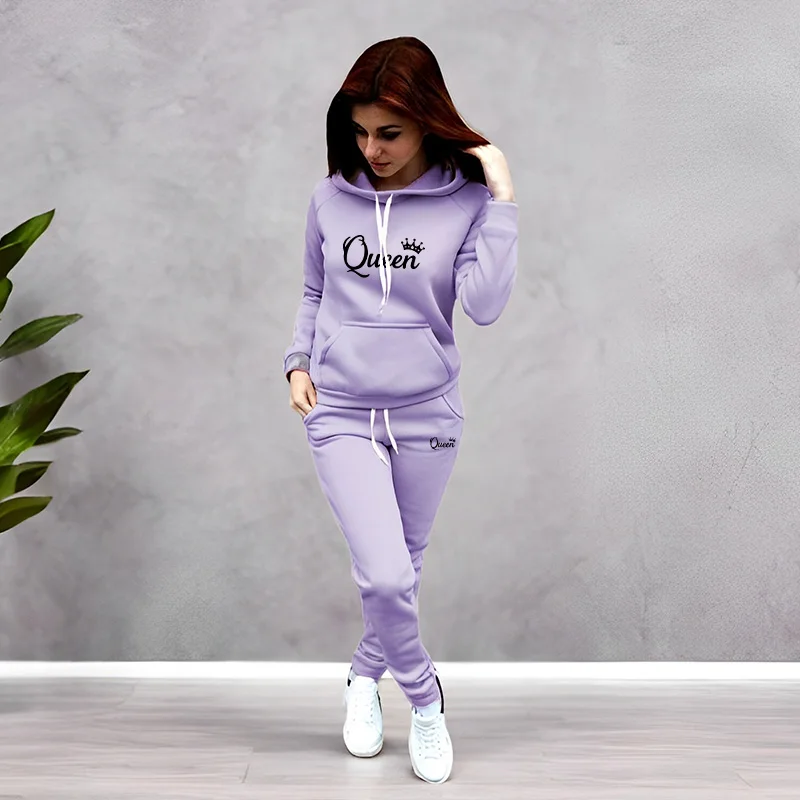 Winter Clothing For Woman - Женский спортивный костюм с принтом 