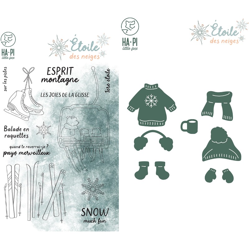 Winter Clothing Photo - Зимние вырубные штампы Hapi, металлические штампы