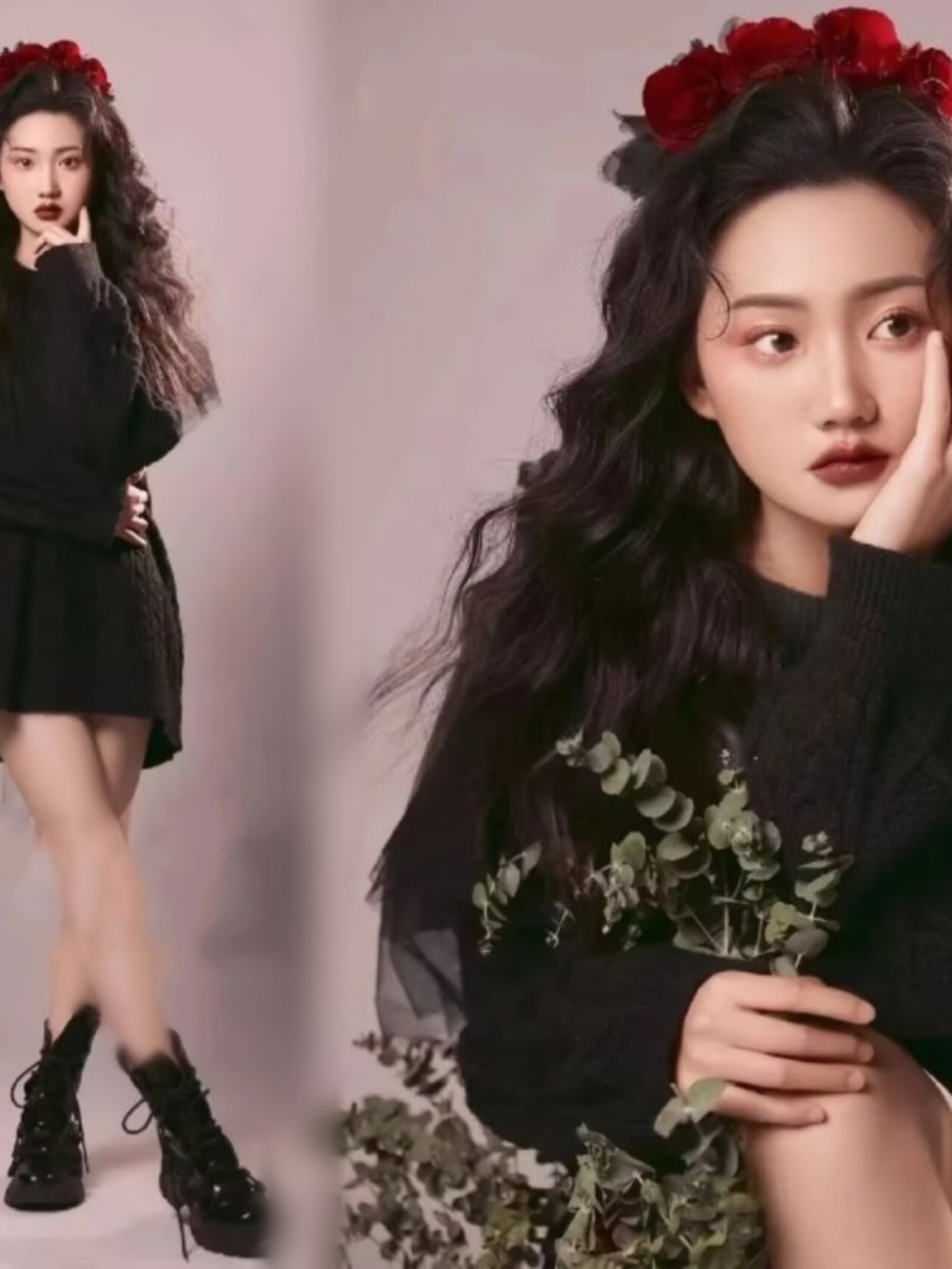 Winter Clothing Photo - Новый модный черный свитер для фотосессий