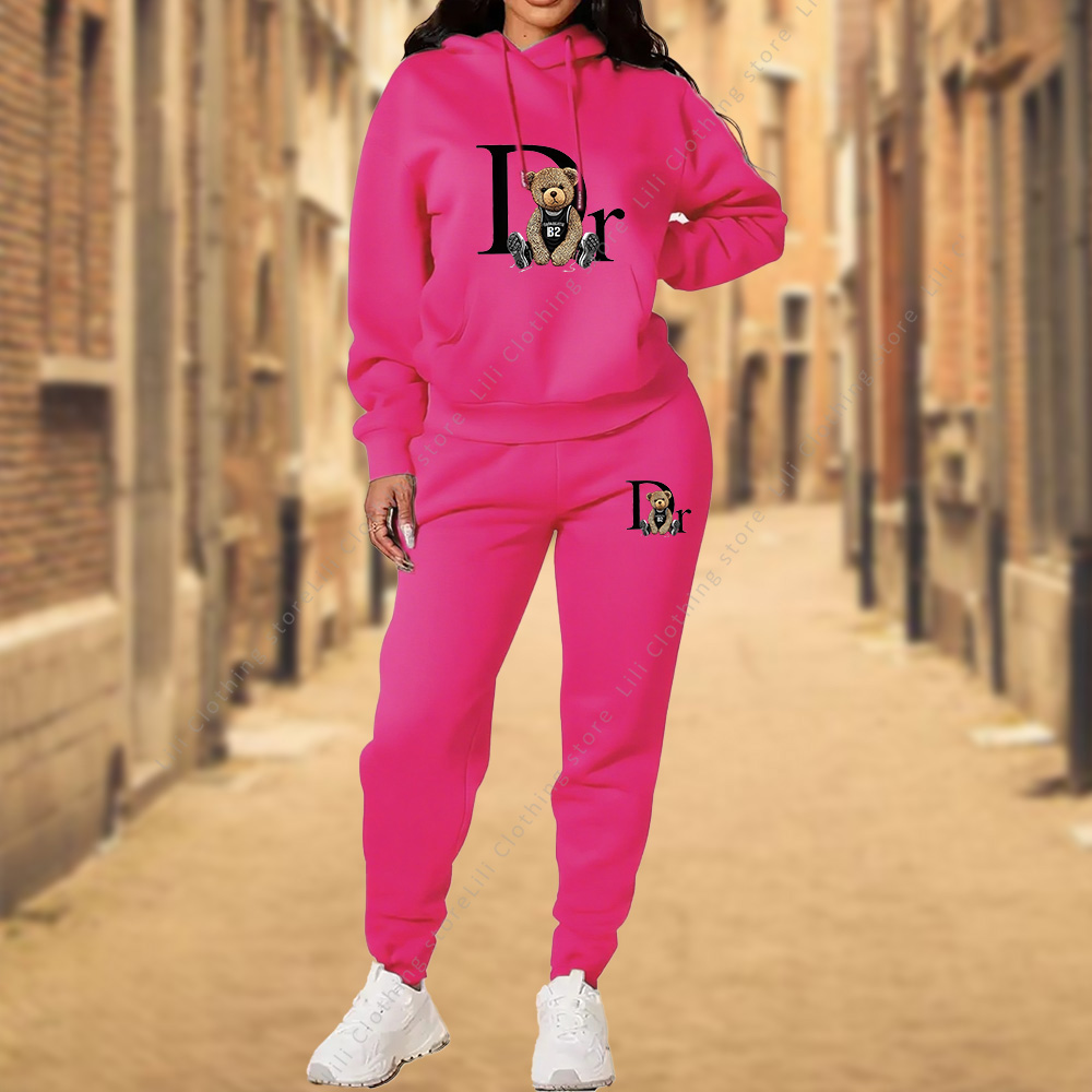 Winter Wear Clothes - Женский спортивный костюм Эстетическая дизайнерская одежда
