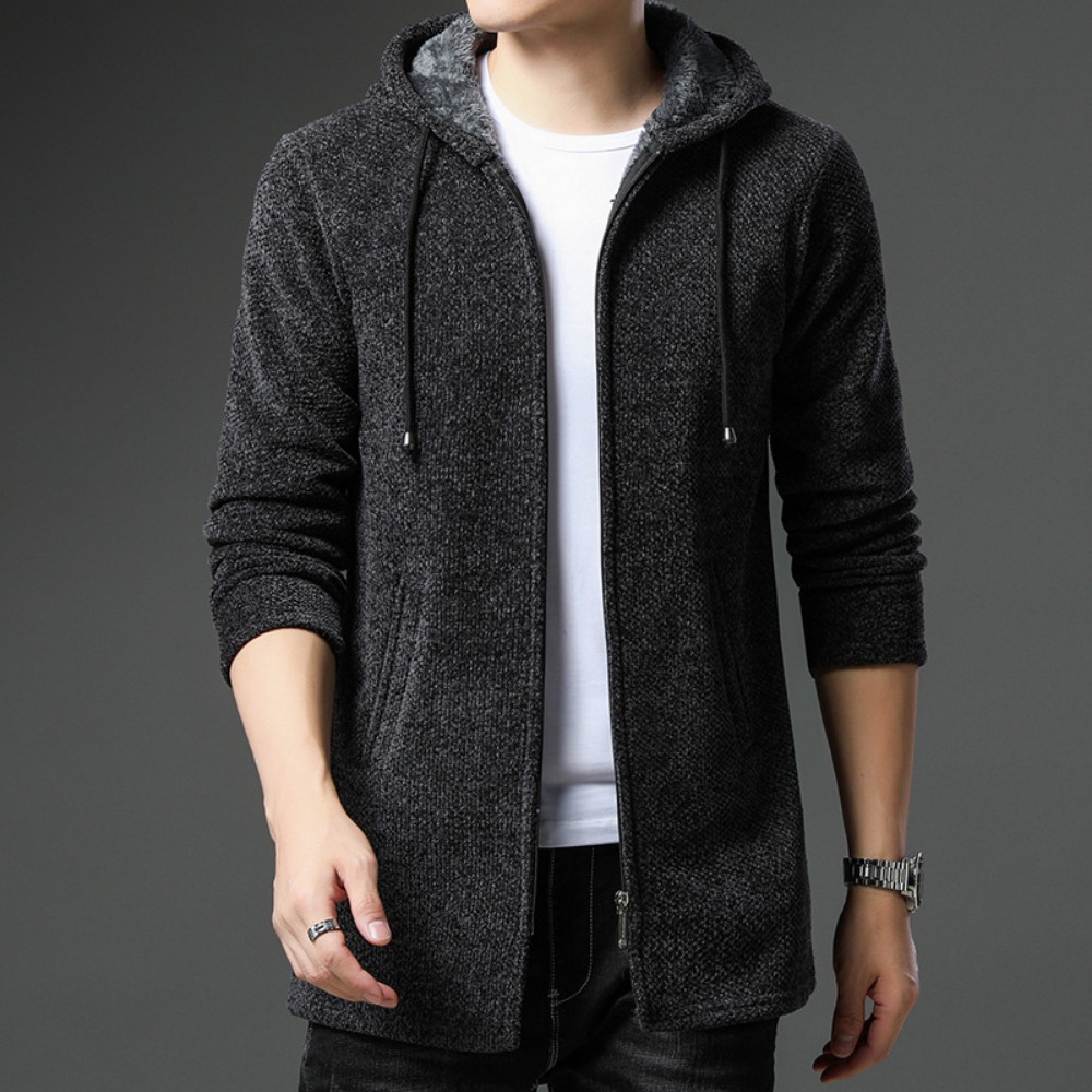 Новое поступление, вязаный сви – обзор и цена Fleece Hoodie Lined