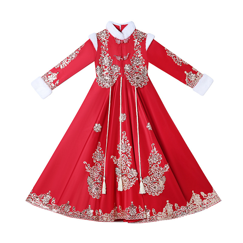 Красная китайская новогодняя о – обзор и цена Winter Clothing For Kids