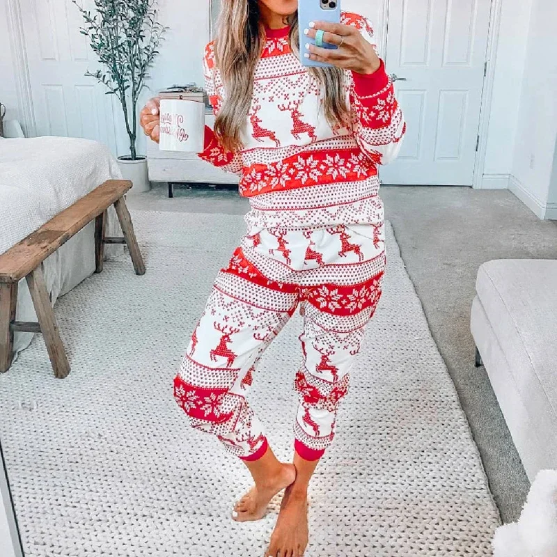 Новогодние пижамы с принтом по – обзор и цена Winter Clothing Looks