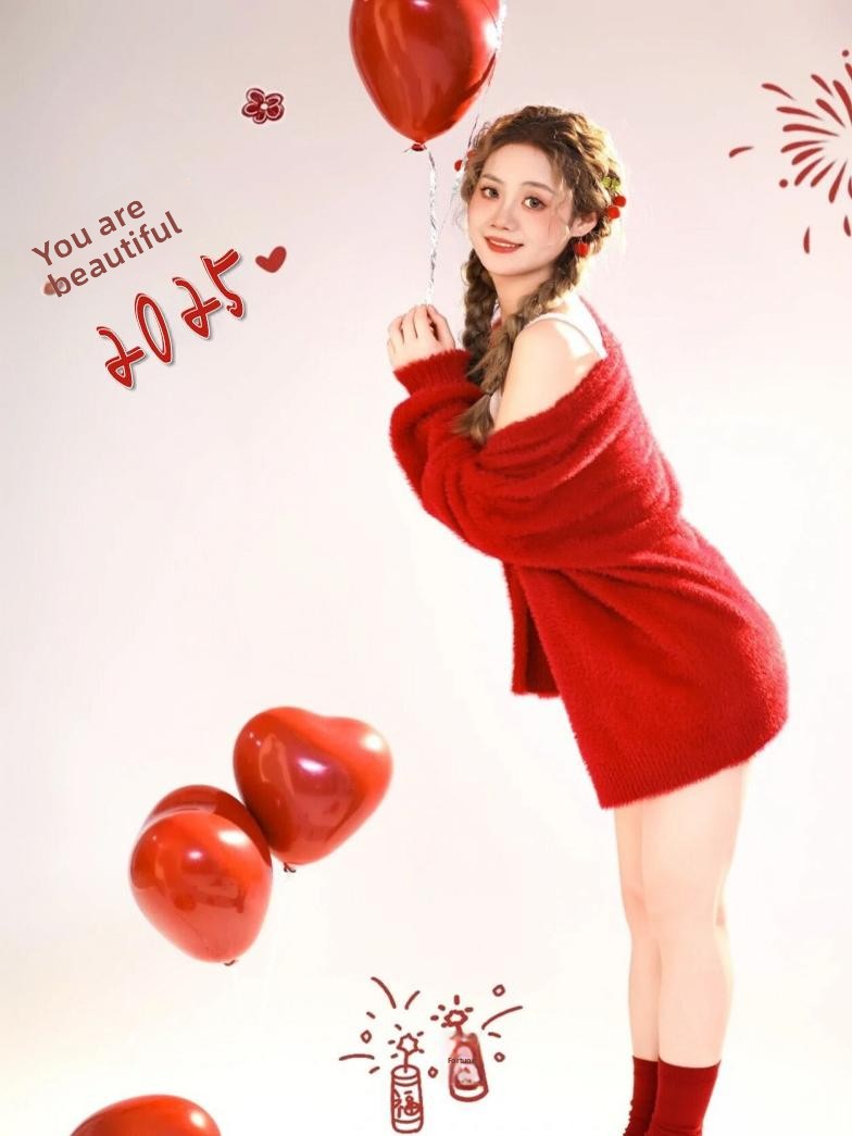 Новый осенне-зимний красный св – обзор и цена Winter Clothing Photo